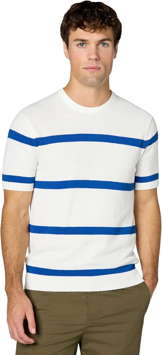 

Мужской свитер Club Monaco с коротким рукавом в полоску