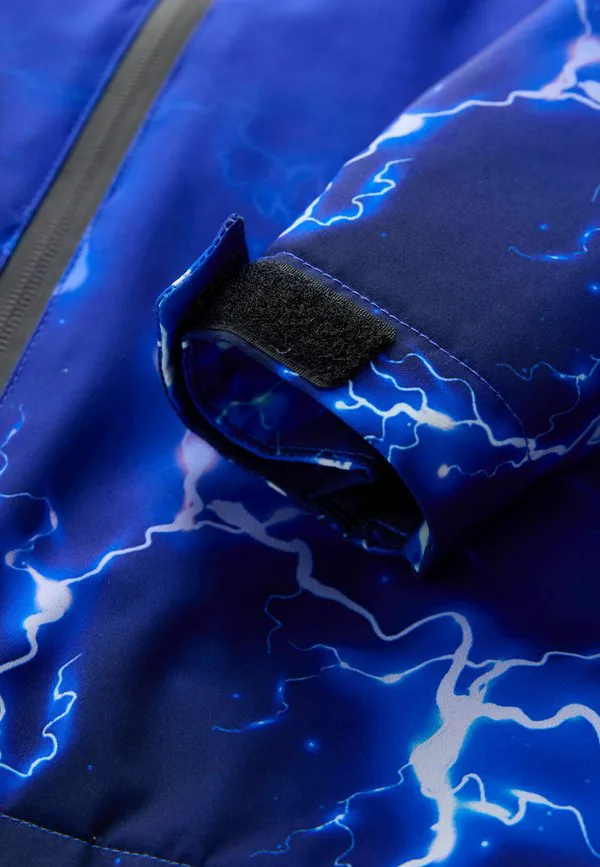 Водонепроницаемая куртка-анорак стандартного кроя Next, Blue Lightning Print — фото 4