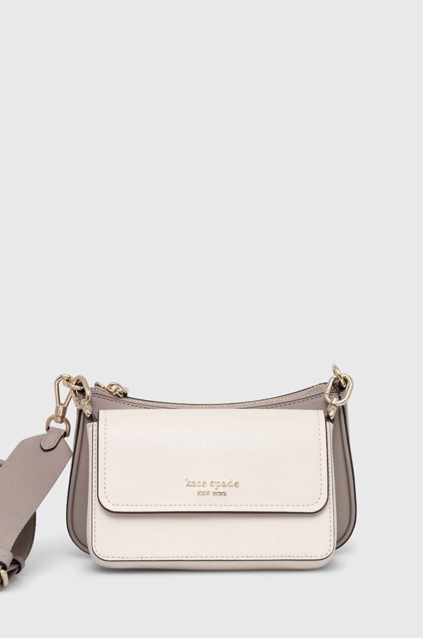 

Кожаная сумка Kate Spade, бежевый