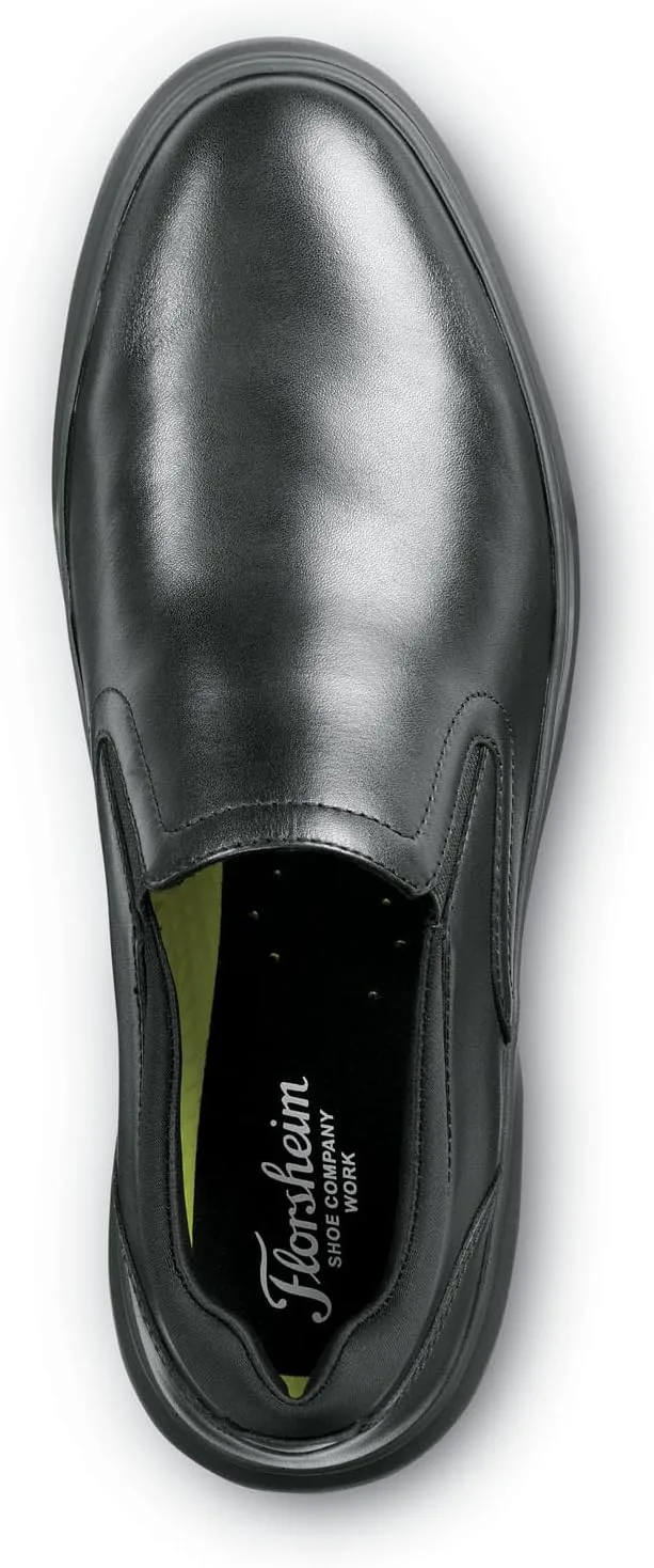 Мужские туфли Oxford Premier MaxTrax с мягким носком и без шнурков Florsheim, черный — фото 4