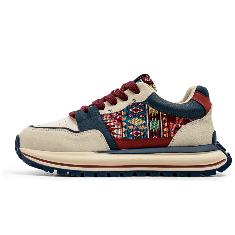 

Низкие массивные кроссовки мужские GNVA, Red Blue