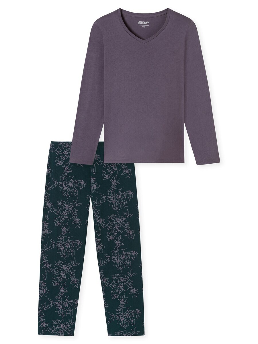 

Пижама SCHIESSER Pajama UNCOVER Nightwear, цвет plum