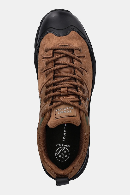 Кроссовки OUTDOOR SNEAKER TECH SUEDE WPM Tommy Hilfiger, коричневый — фото 4