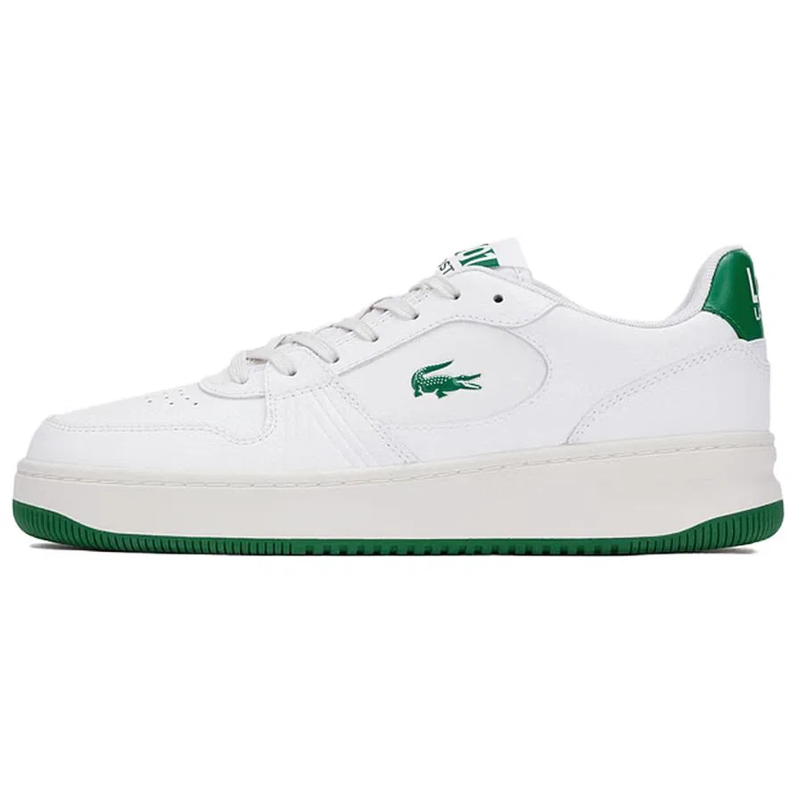Кеды LACOSTE бело-зеленые