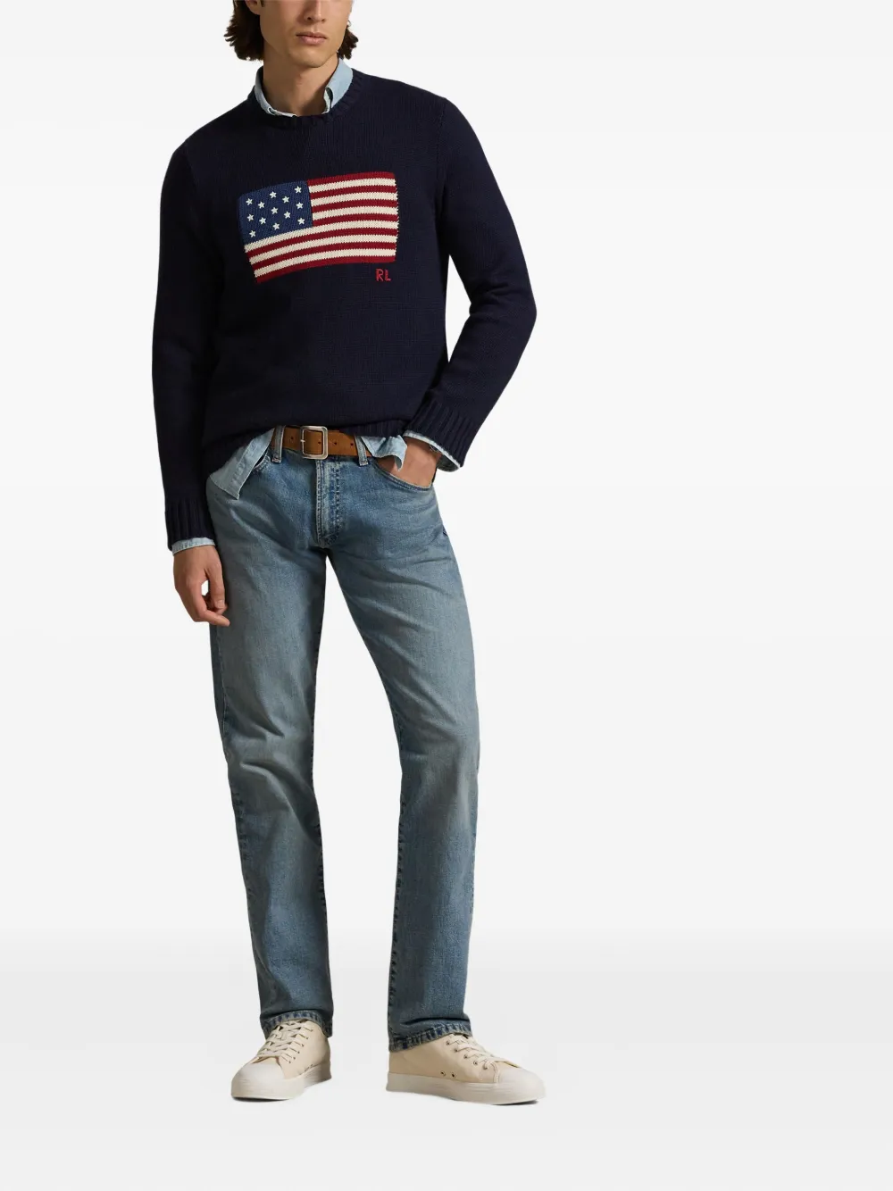 Джинсы с пятью карманами Polo Ralph Lauren, синий — фото 2