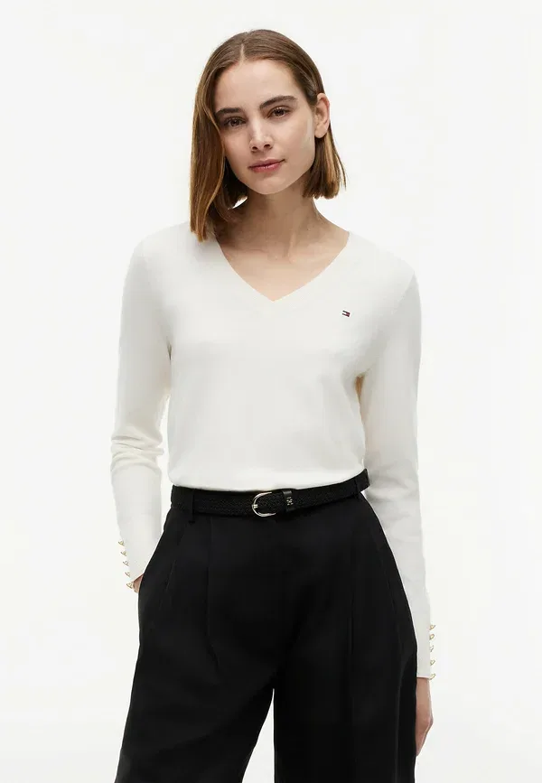 Джемпер Tommy Hilfiger, цвет слоновой кости