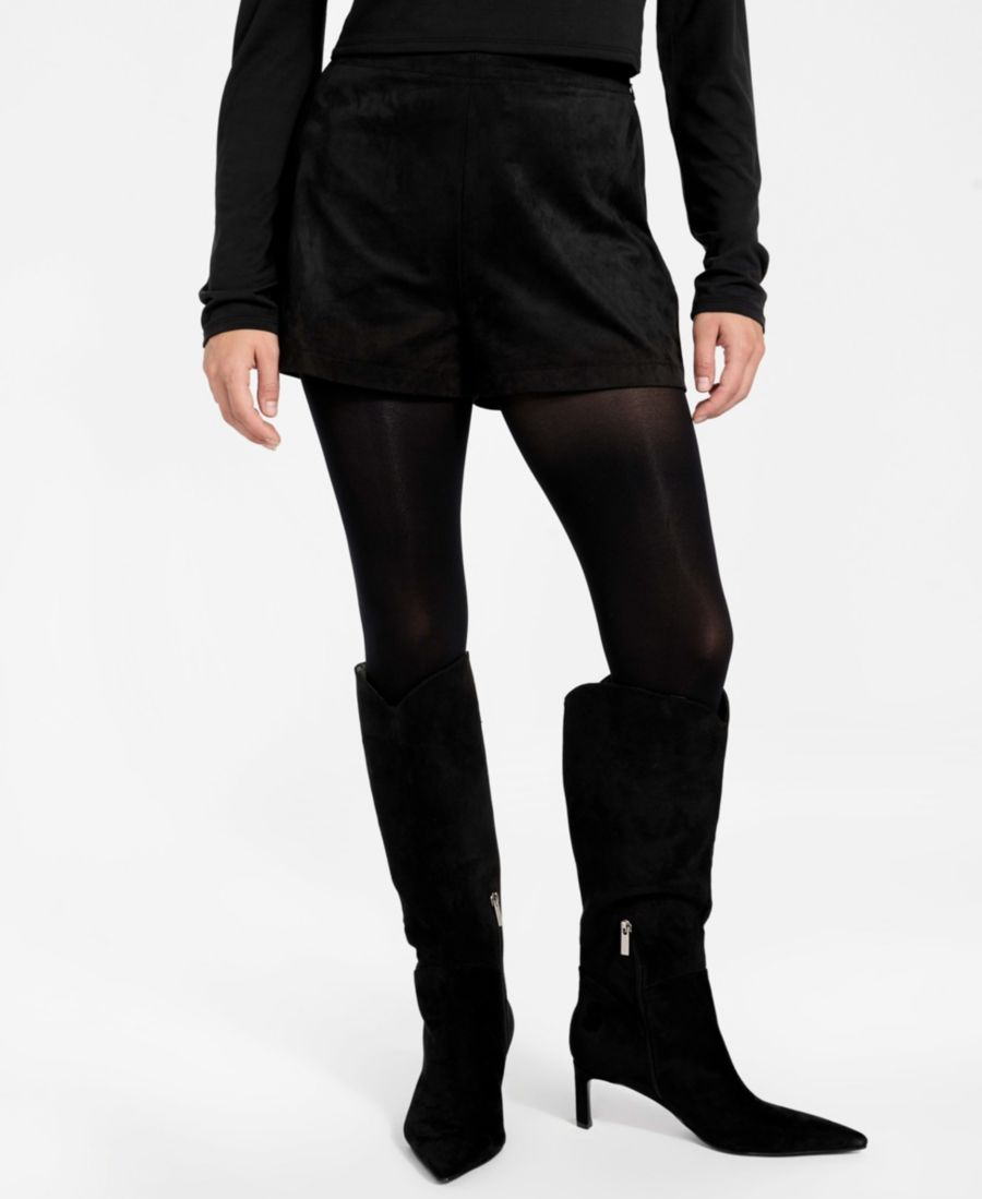 

Женские шорты Erin из искусственной замши GUESS, Jet Black