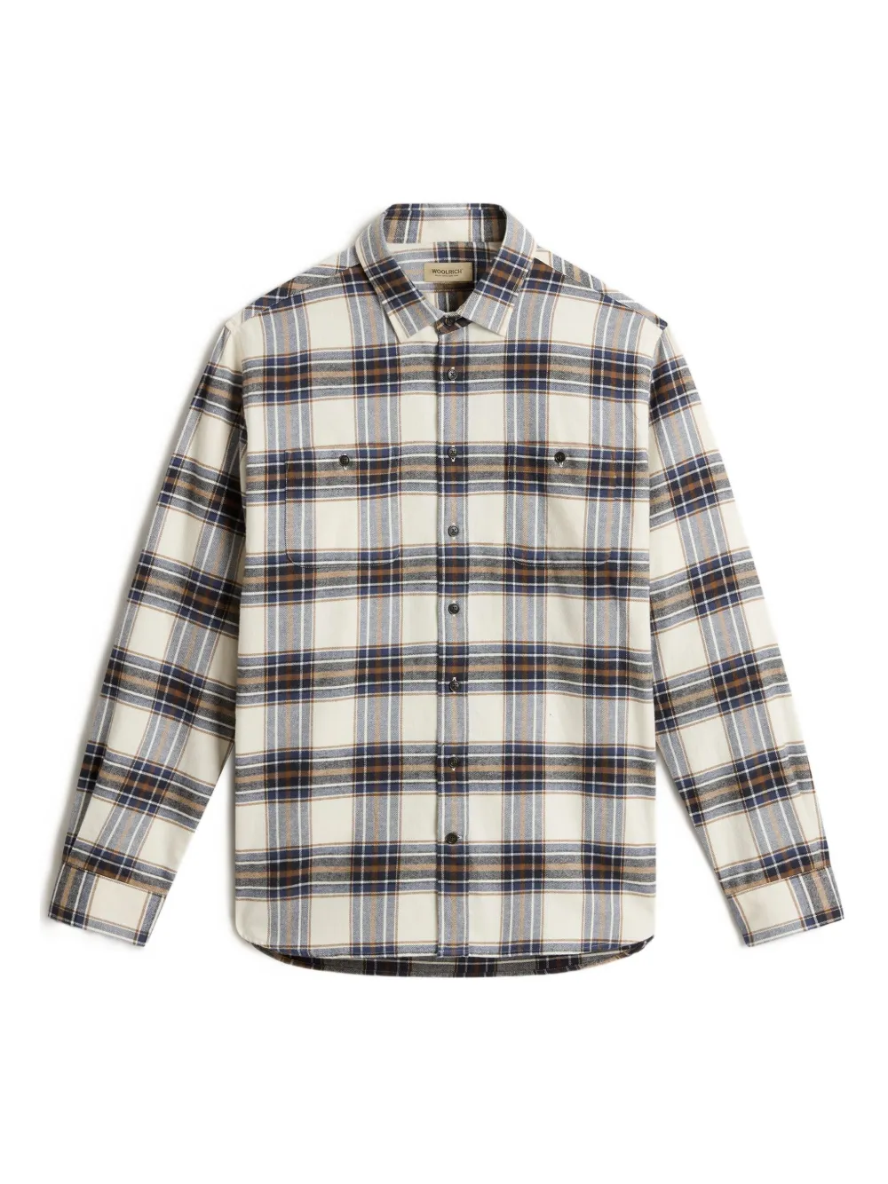 

Фланелевая рубашка в клетку WOOLRICH, нейтральный