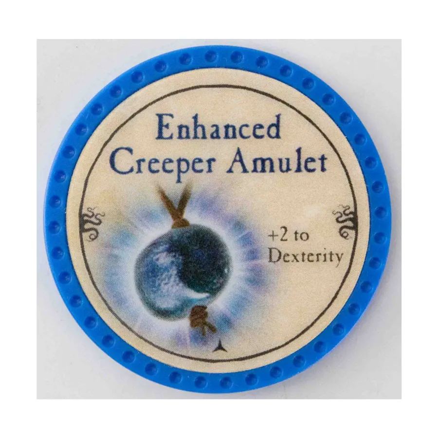 

Улучшенный амулет крипера (голубой, 2016 г.), True Dungeon Tokens