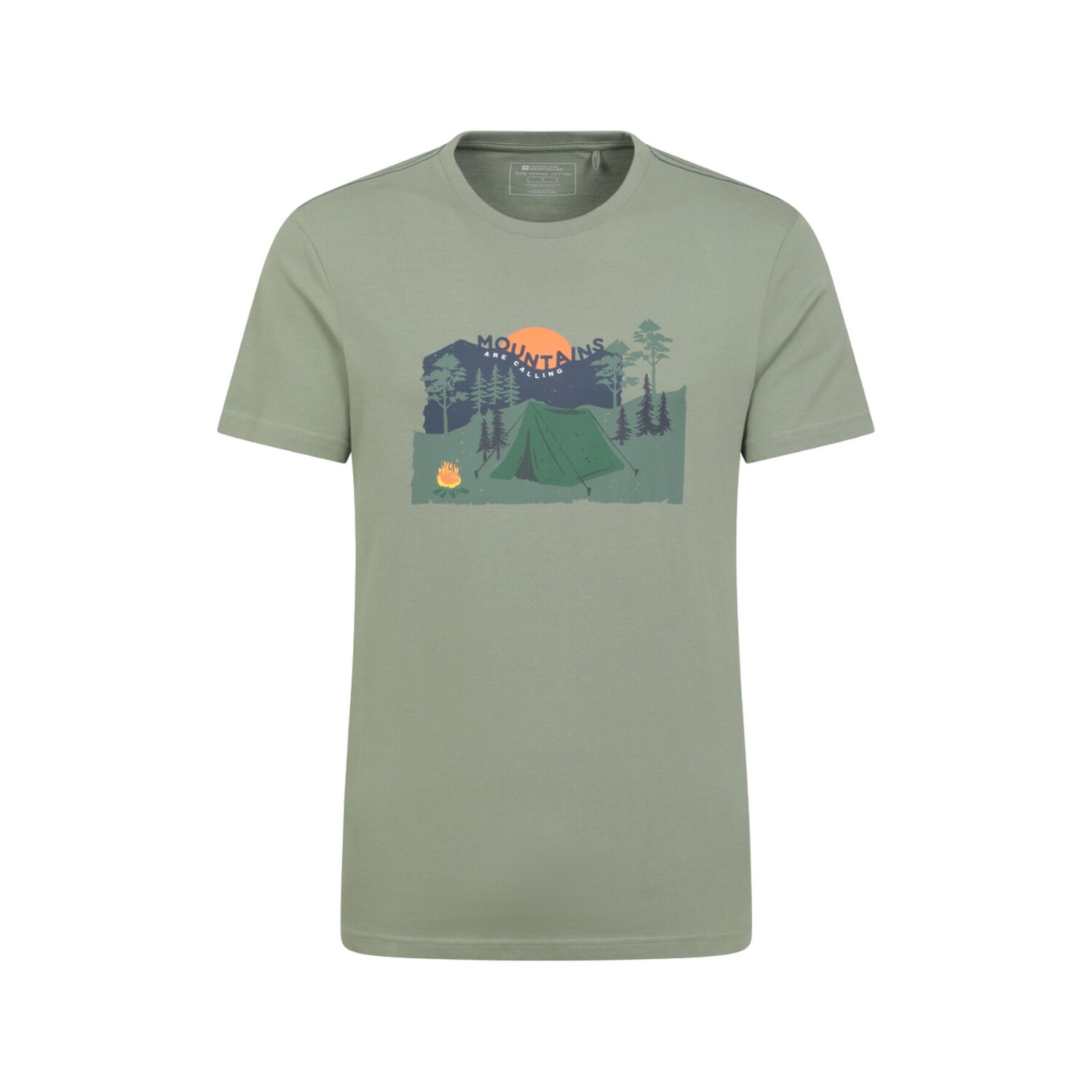 

Футболка «кемпинговая» Mountain Warehouse, зеленый