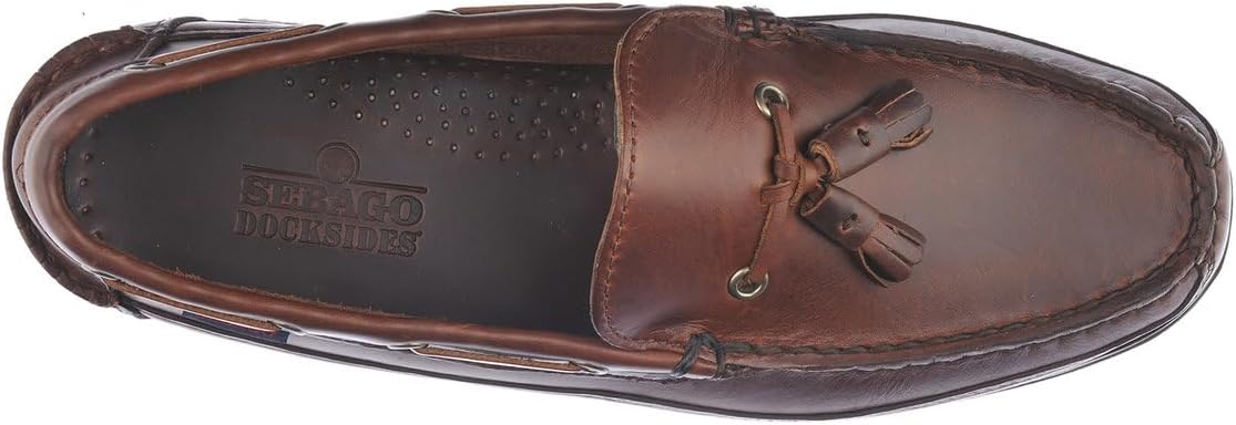 Мужские лодочные туфли Sebago Ketch, коричневый — фото 4