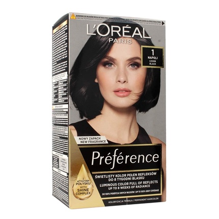 

Краска для волос Preference 1 Наполи Блэк, L'Oreal