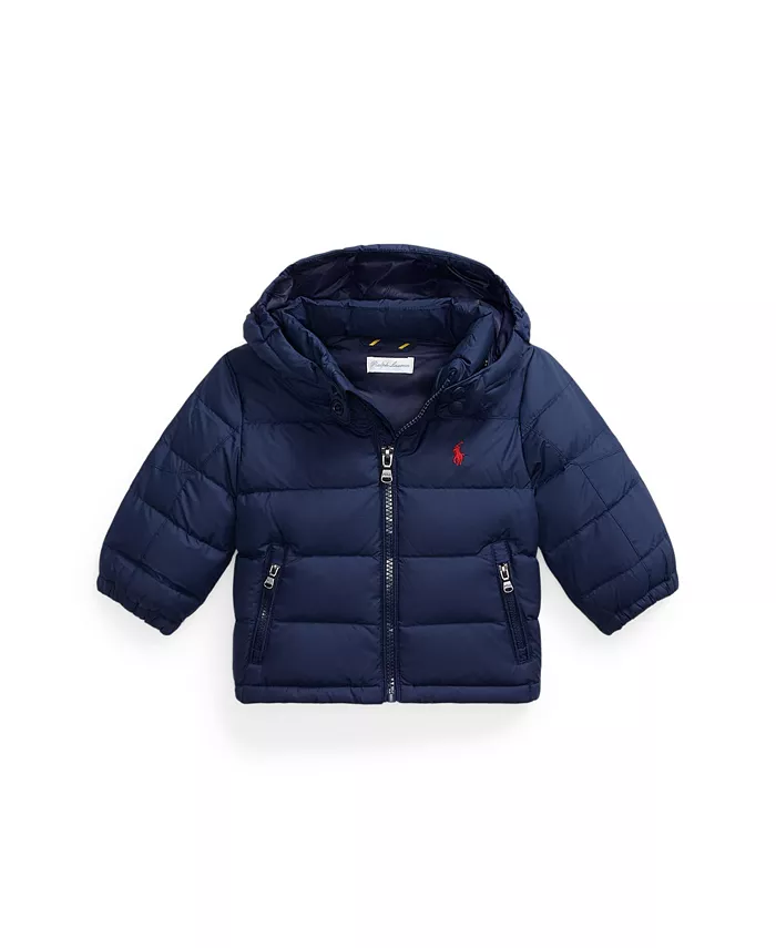 

Детская куртка-пуховик с капюшоном Ripstop для мальчиков Polo Ralph Lauren, синий