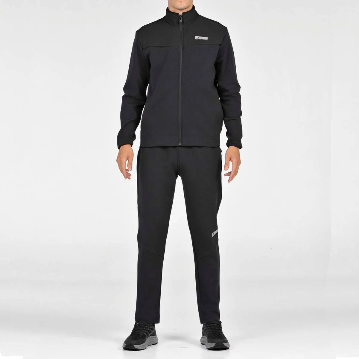 

Мужской тренировочный костюм из полиэстера Chanta John Smith, черный