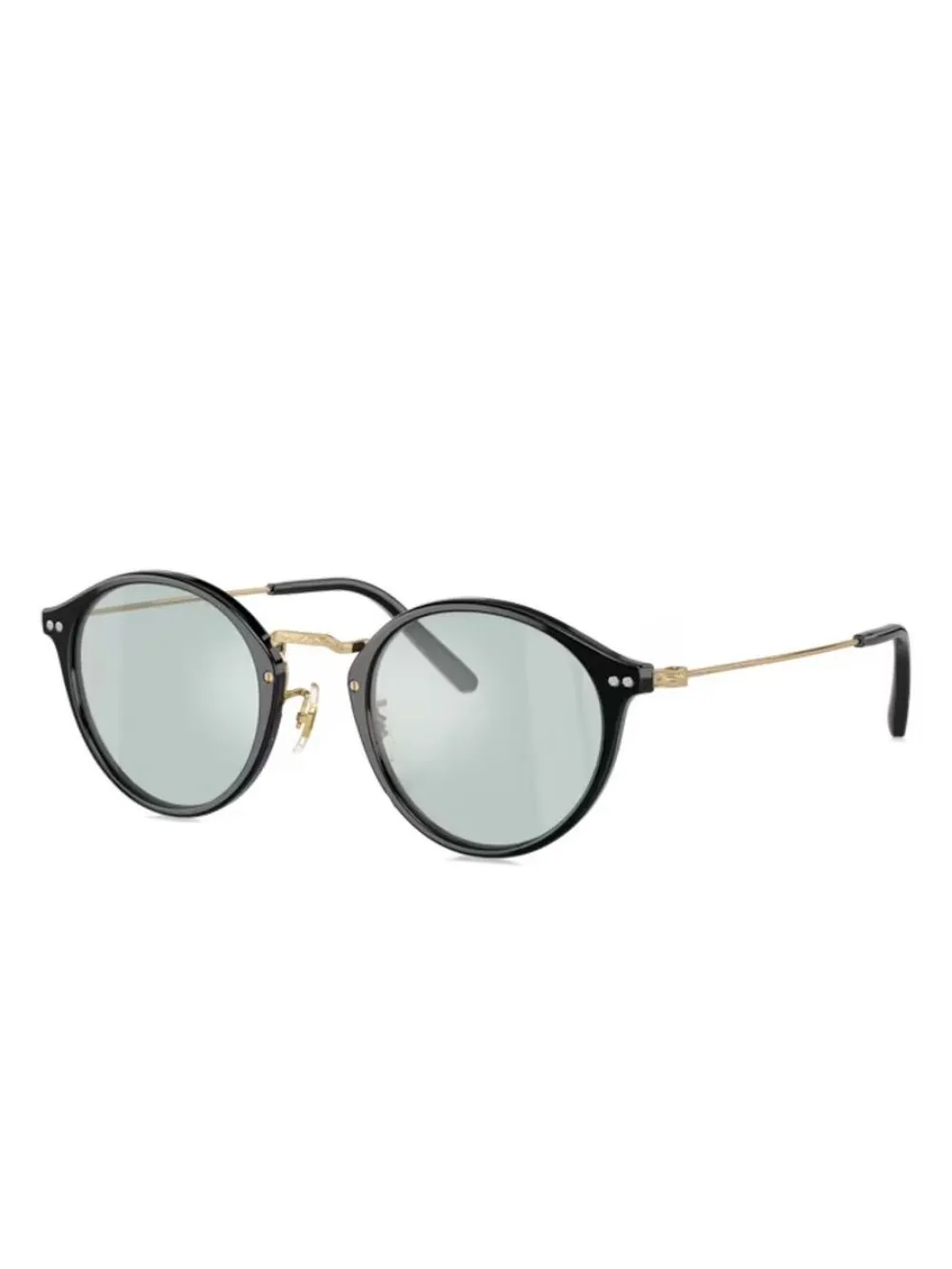 

Солнцезащитные очки в круглой оправе Oliver Peoples, черный