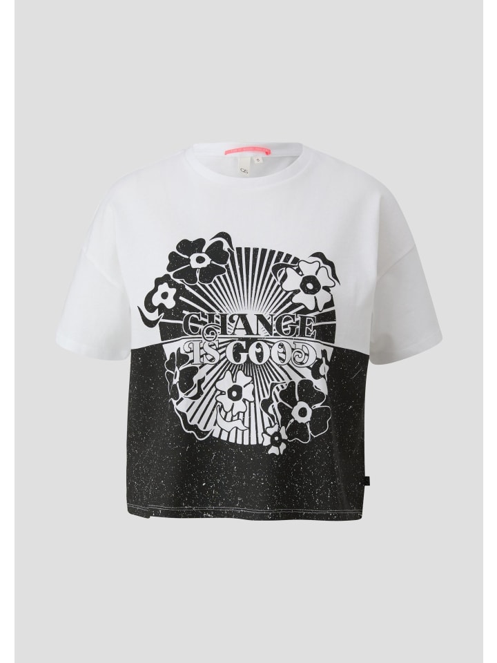 

Футболка в цвете 99D0_black QS, Черный, Футболка в цвете 99D0_black QS