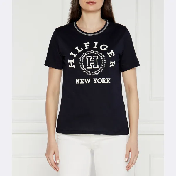

Футболка удобного кроя Reg Varsity Tommy Hilfiger, синий
