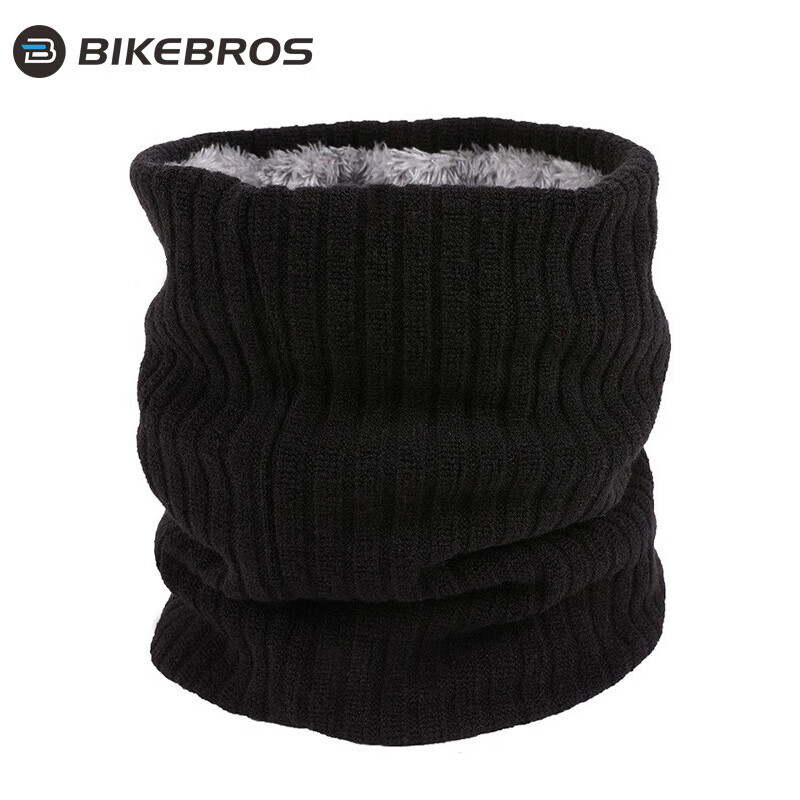 

BIKEBROS утеплитель для шеи, мужской зимний теплый шарф для шеи, мужской теплый капюшон для езды на велосипеде, ветрозащитная и морозостойкая маска, зимняя лыжная повседневная маска для езды на велосипеде, капюшон плюс бархатный шарф на шею, чер...