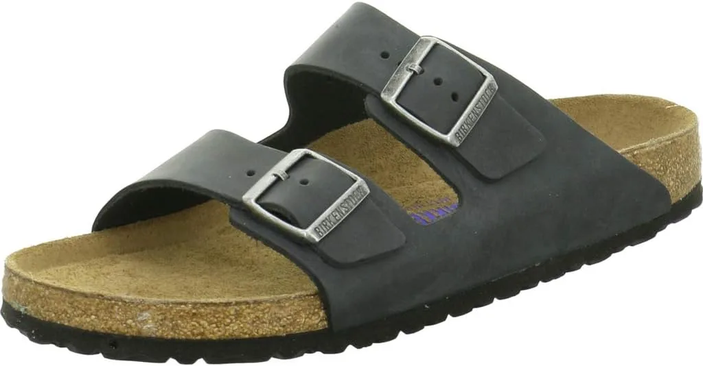 Birkenstock 51061 Взрослый Аризона, унисекс, сабо туфли-лодочки Birko-Flor (обычные), черный