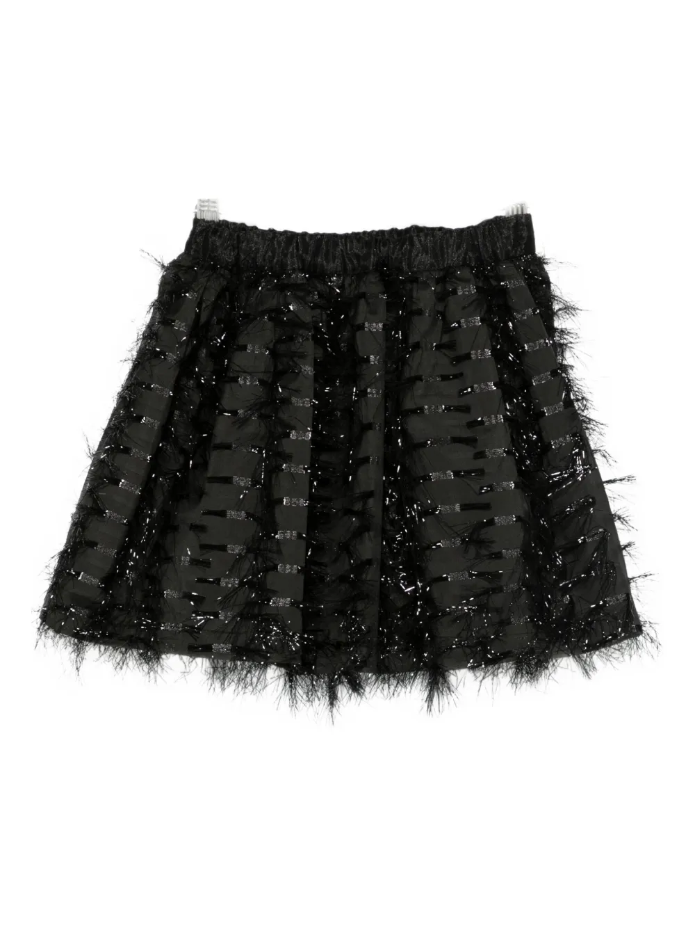 

Юбка с бахромой Simonetta, черный