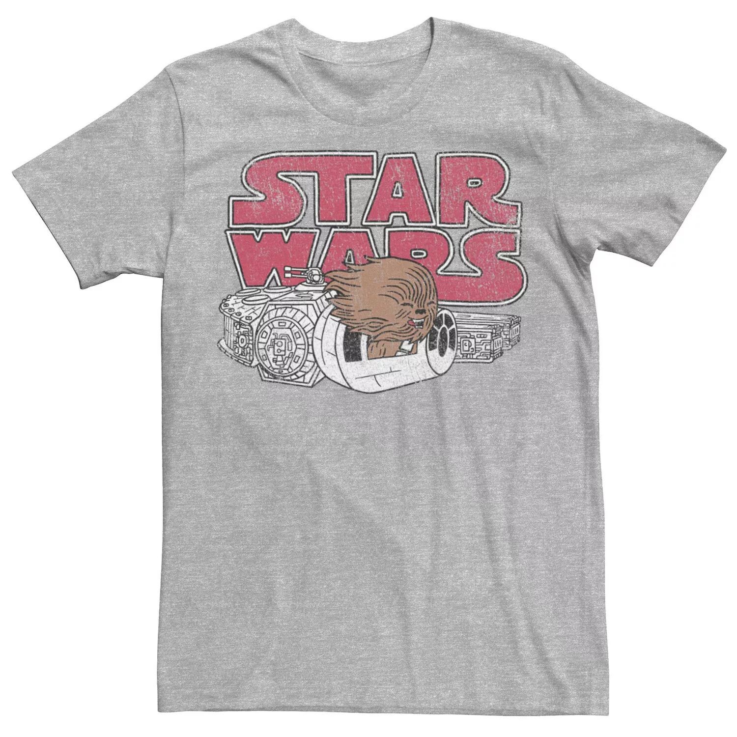 

Мужская футболка Chewbacca Falcon с милым логотипом Star Wars