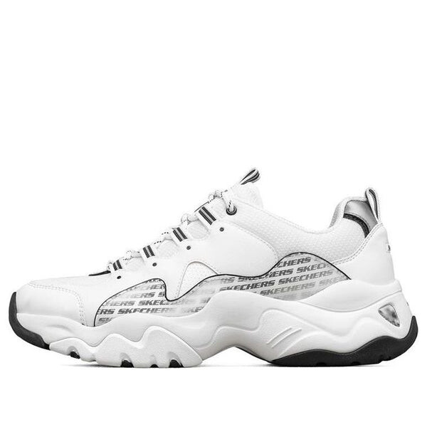 

Кроссовки d lites 3.0 low-top running shoes white/black Skechers, белый