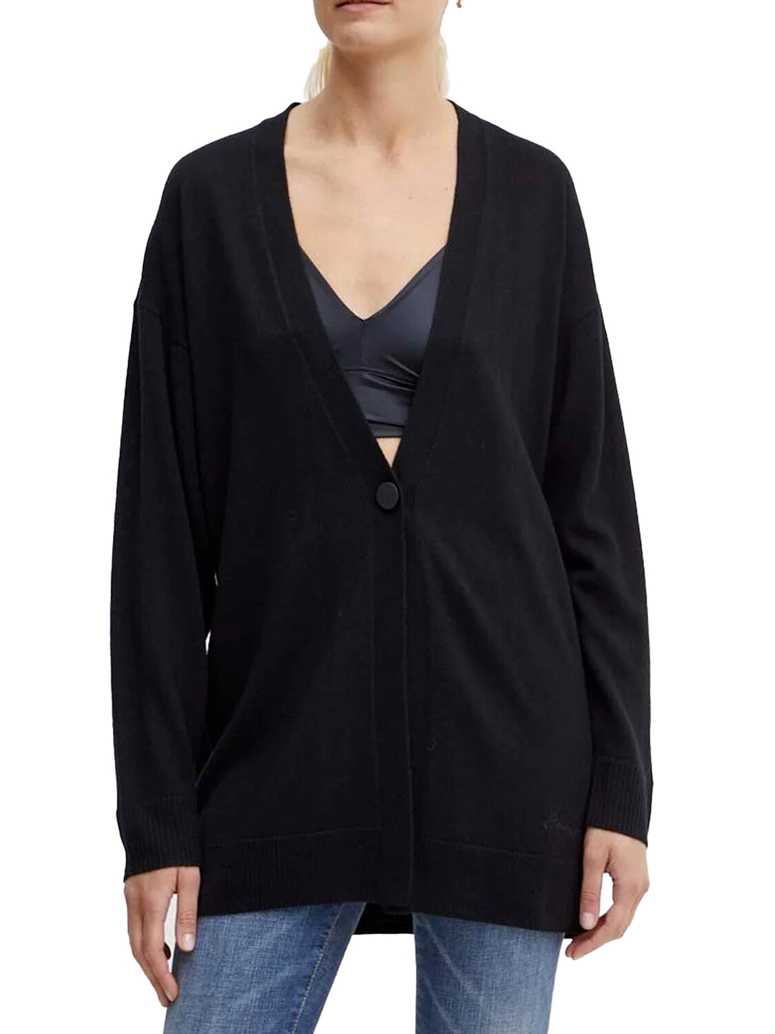 

Кардиган armani cardigan in maglia Exchange, черный