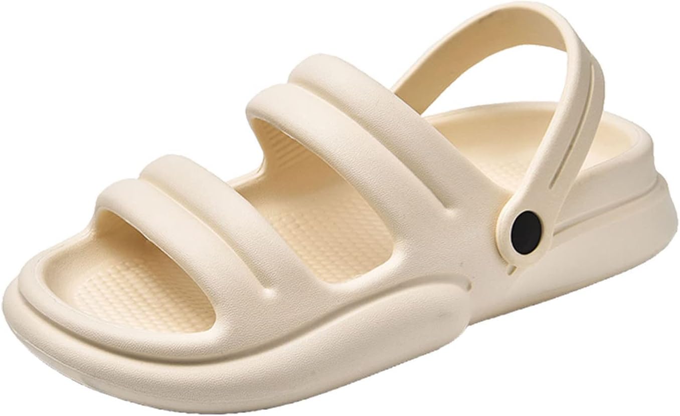 

Женские летние сабо Meidiastra, открытые пляжные сандалии с мягкой подошвой из ЭВА, бежевый