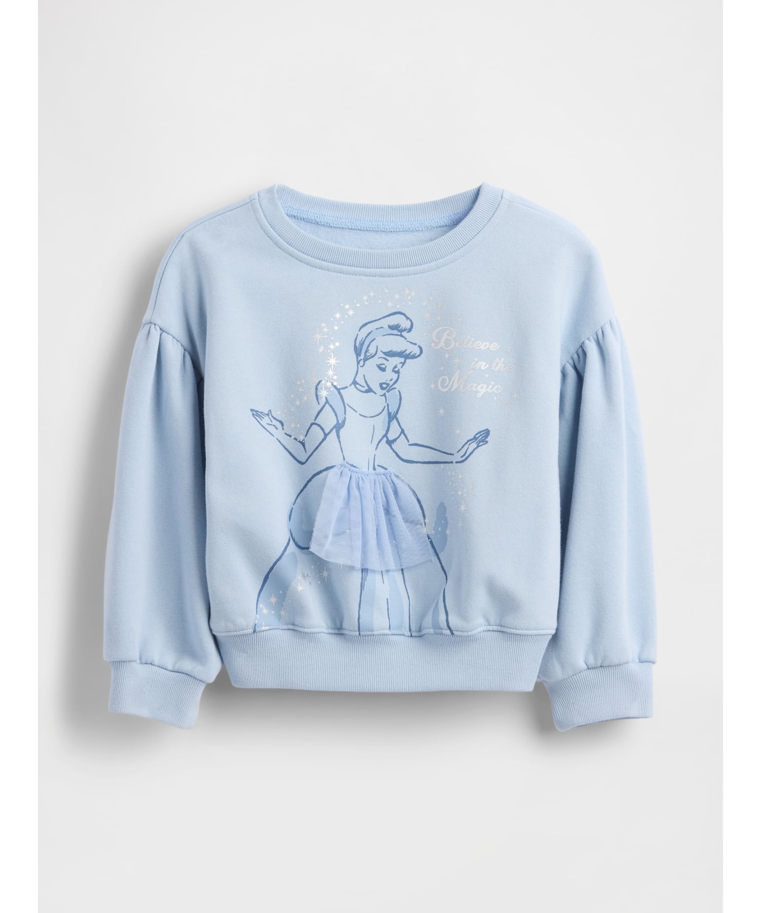 Винтажная мягкая толстовка (K)Gap x Disney (для малышей/младенцев) Gap, LIGHT BLUE SHADOW