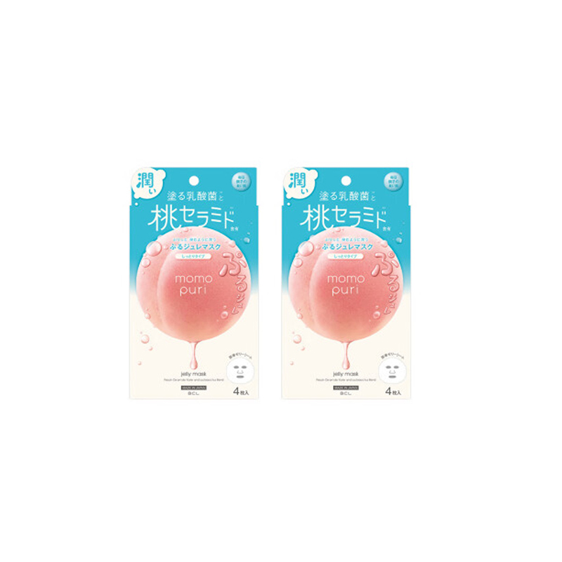 

BCL Персиковая освежающая увлажняющая гелевая маска для лица 4 шт