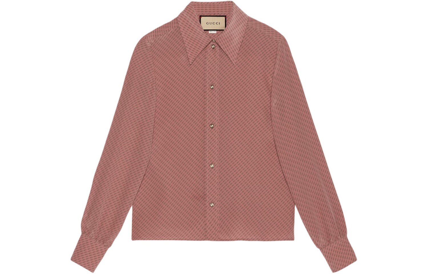 

Рубашка женская розовая Gucci