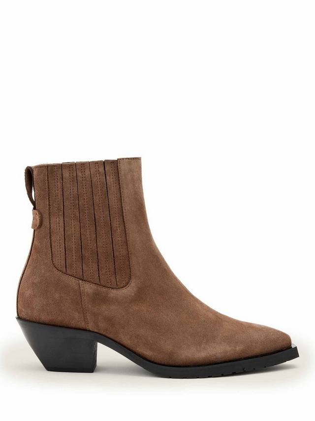 Марси замшевые челси-ботинки AllSaints, Brown Mid
