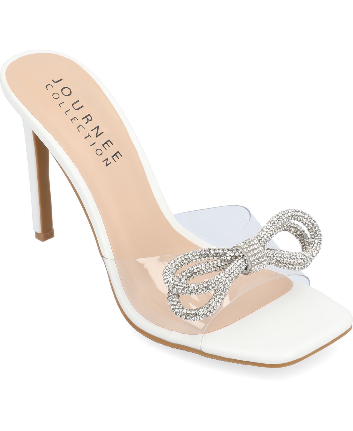 Женские туфли на шпильке Fenella Lucite Journee Collection, белый