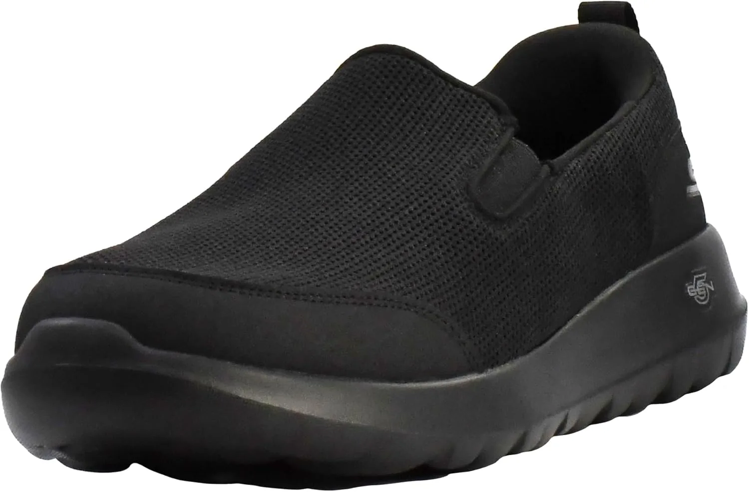 Мужские кроссовки Skechers Go Walk Max Clinched-Athletic Mesh Double Gore Slip On Shoe для ходьбы, черный