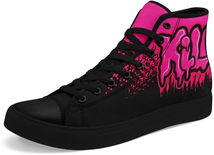 

Женские ультрафashion кеды на высокой подошве AWSOLE Yoga с принтом, унисекс, шнуровка, повседневная обувь для прогулок, тенниса и тренировок, черный