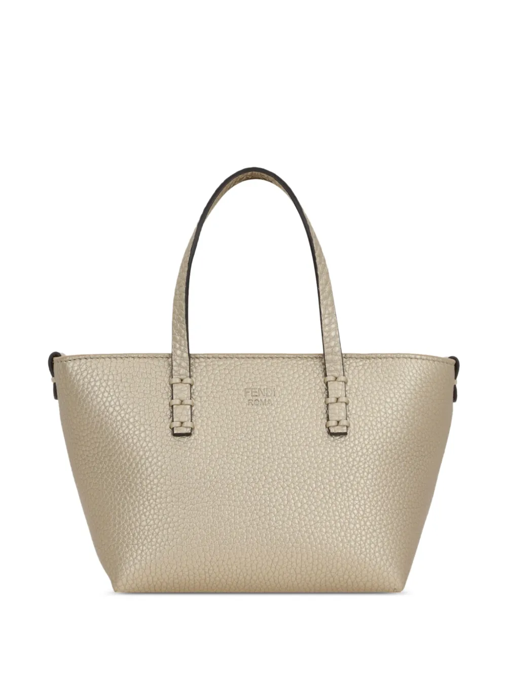 

Сумка-тоут Selleria Macro FENDI, золотой