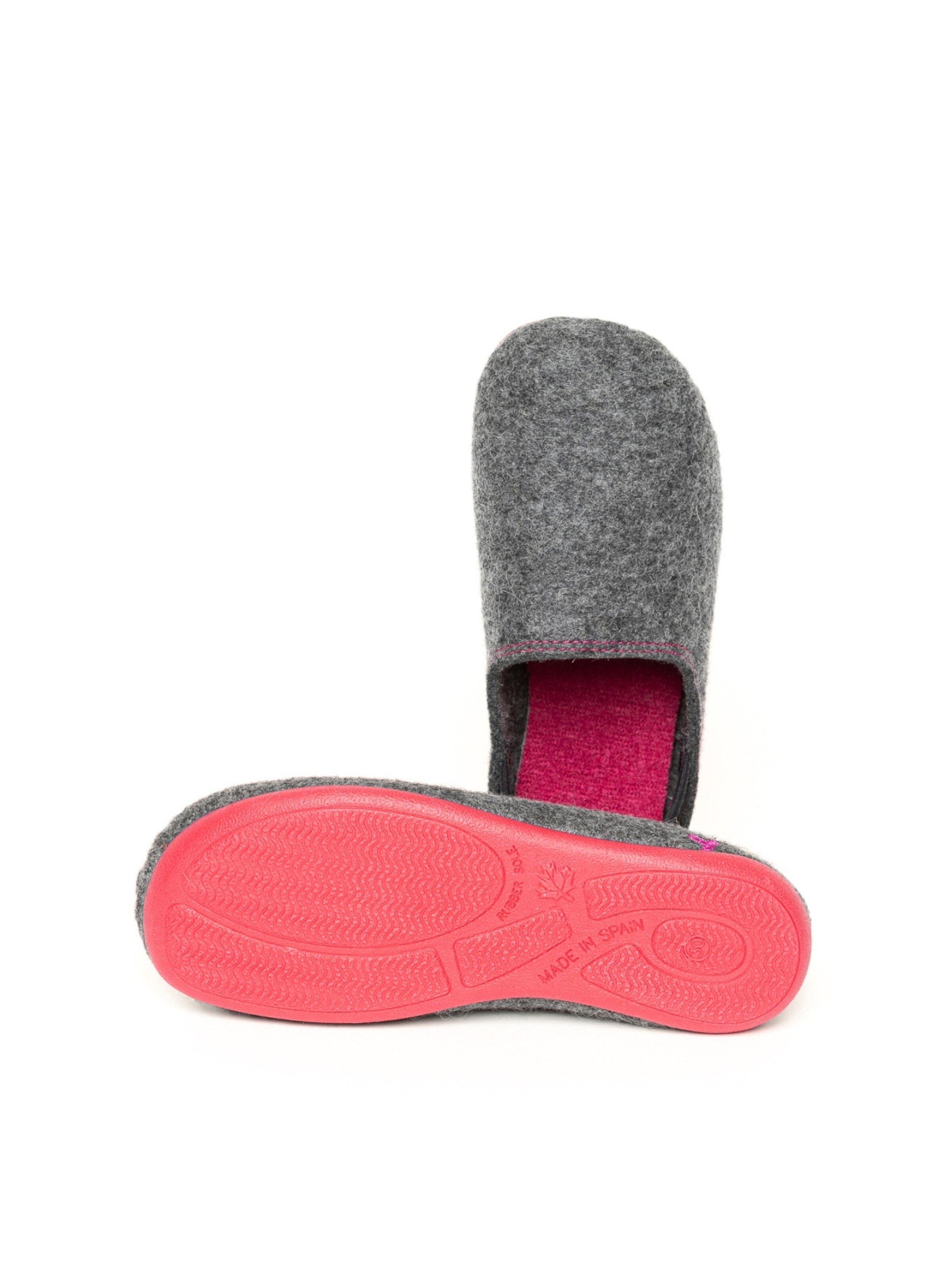 Gottstein Тапочки 'Filzpantoffel Wool Slip-On Kids' в цвете Anthracite — фото 3