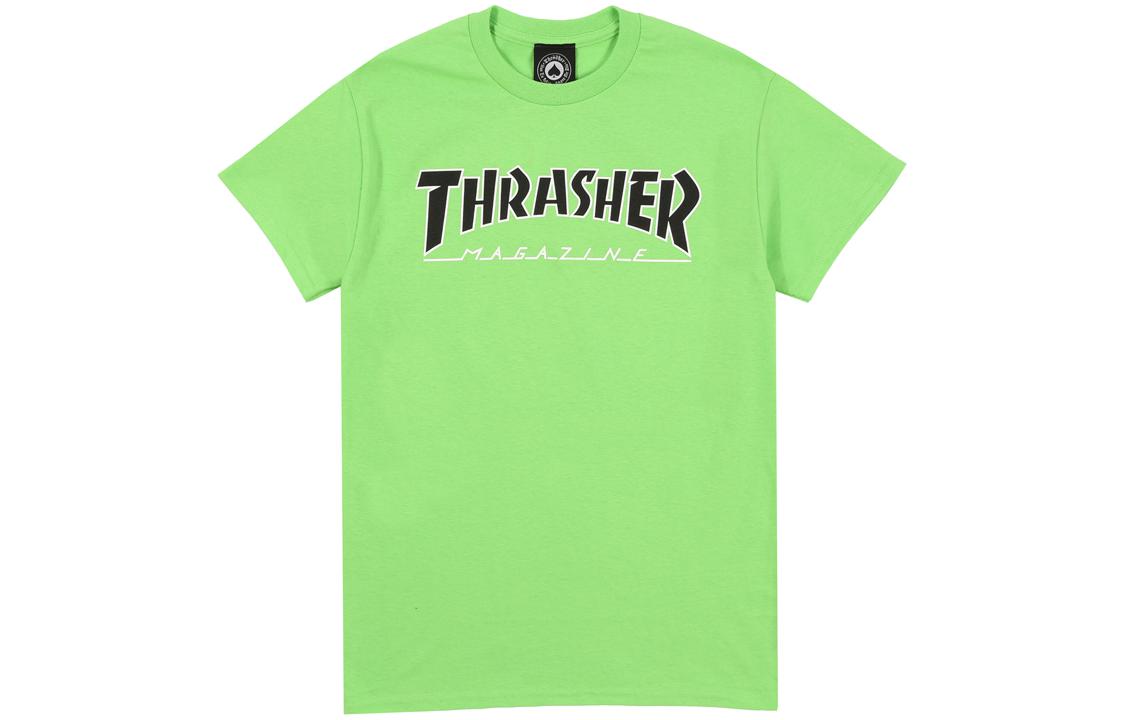 

Thrasher Футболка SS22, версия для США, унисекс, светло-зеленая