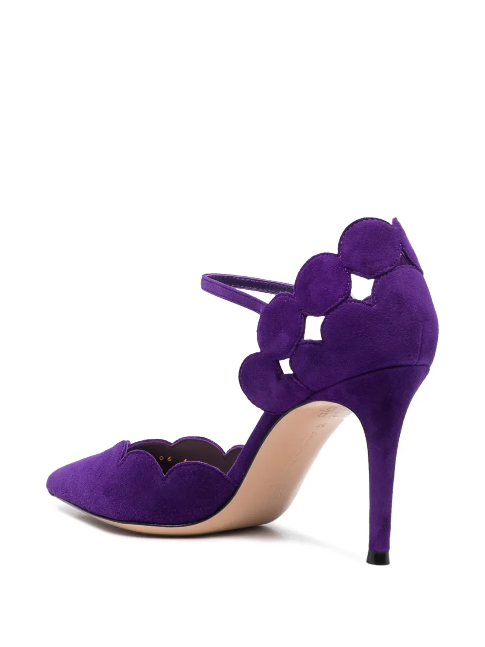 Туфли Ariana D'Orsay 90 Gianvito Rossi, фиолетовый — фото 3
