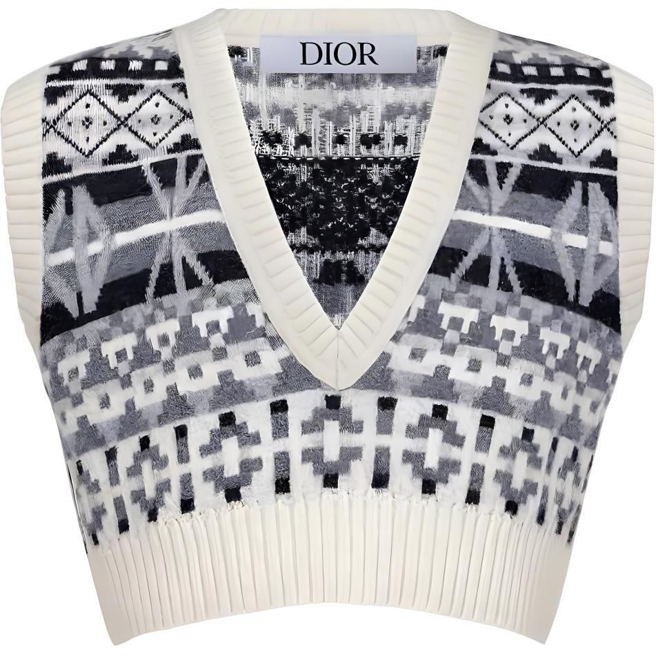 

Детский жилет DIOR, серо-черный