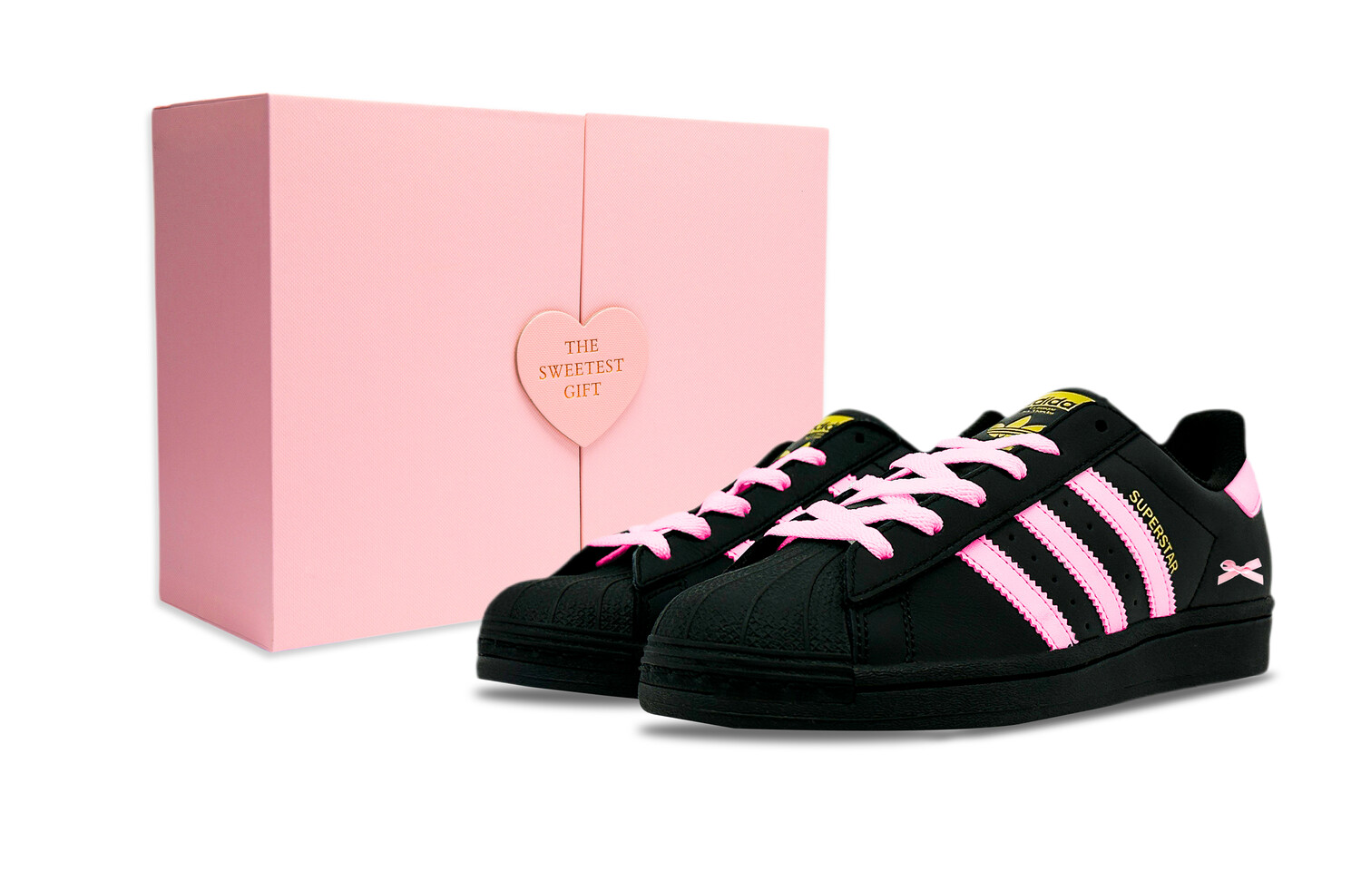 

Кроссовки для скейтбординга Superstar, унисекс, низкие, черный Adidas Originals