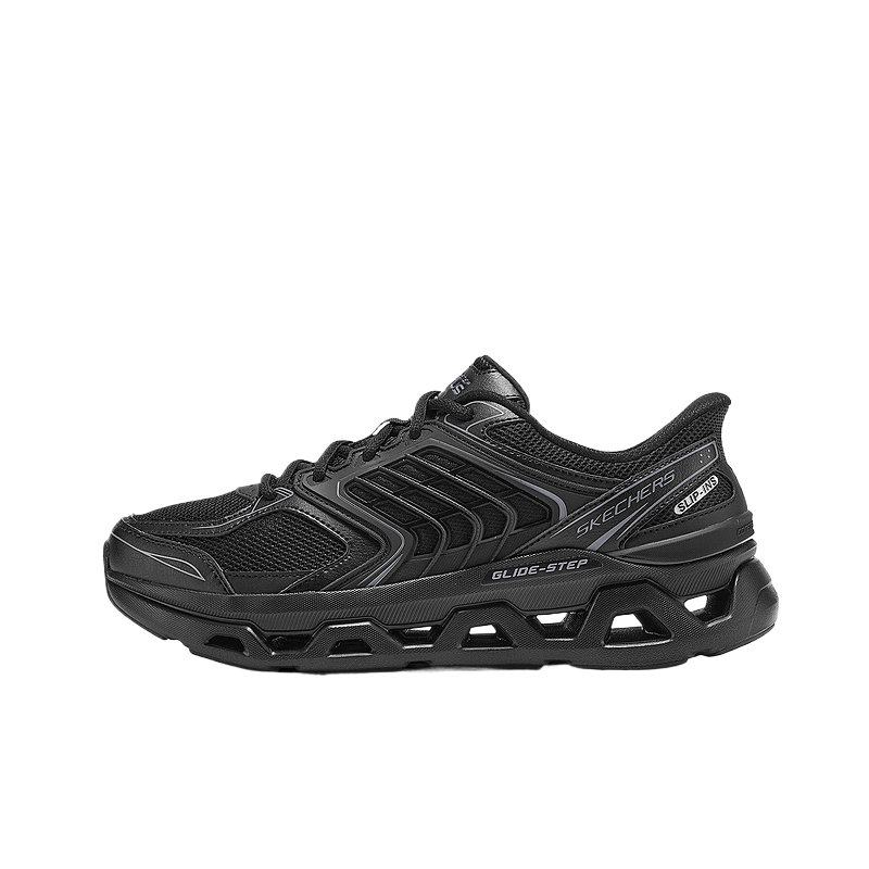

Skechers Кроссовки мужские SPORT MENS с низким верхом, устойчивые к истиранию, черные