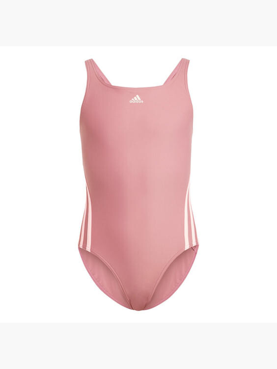 

Купальник с 3 полосками Adidas, красный
