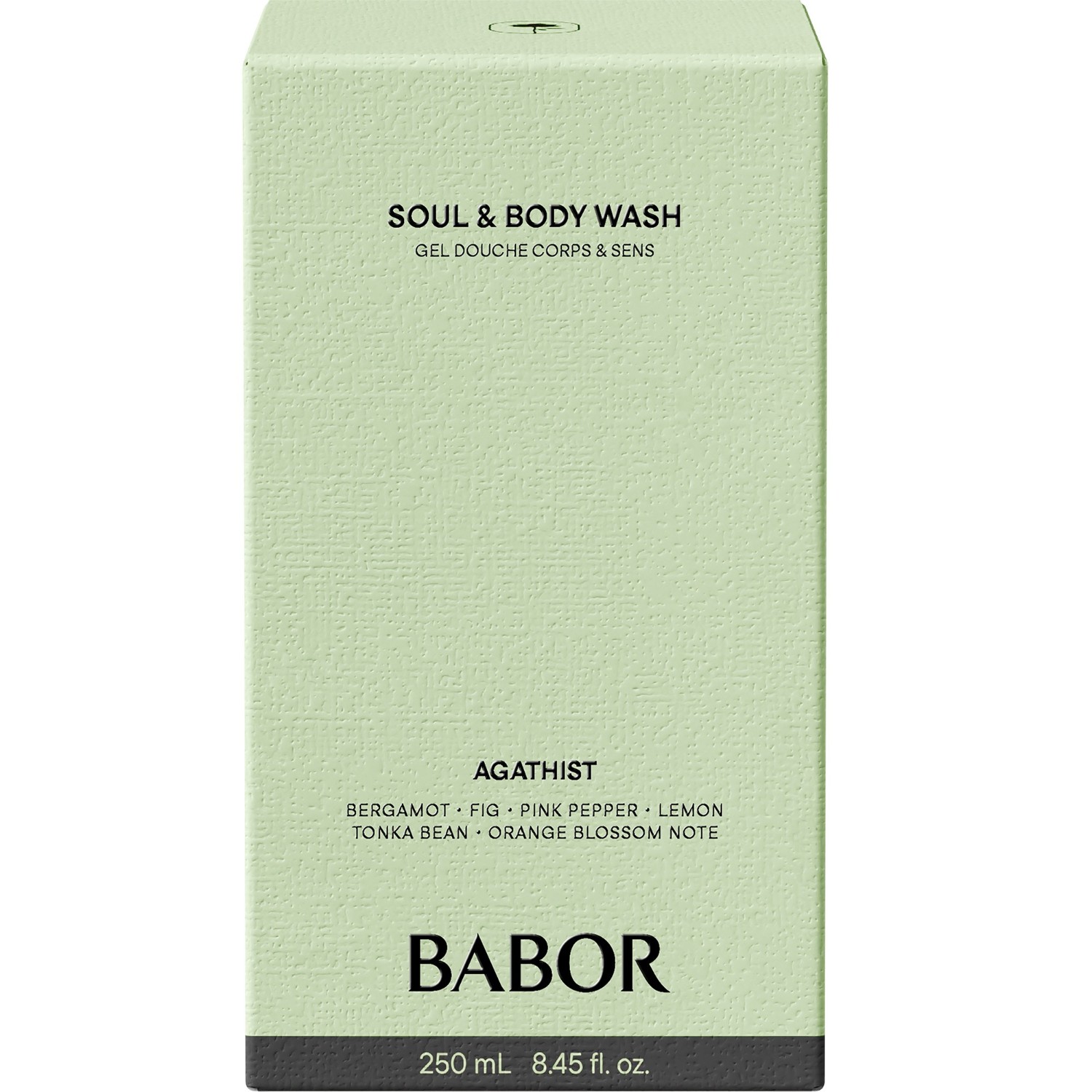 Гель для душа body & soul wash agathist Babor, объем 250 мл — фото 2