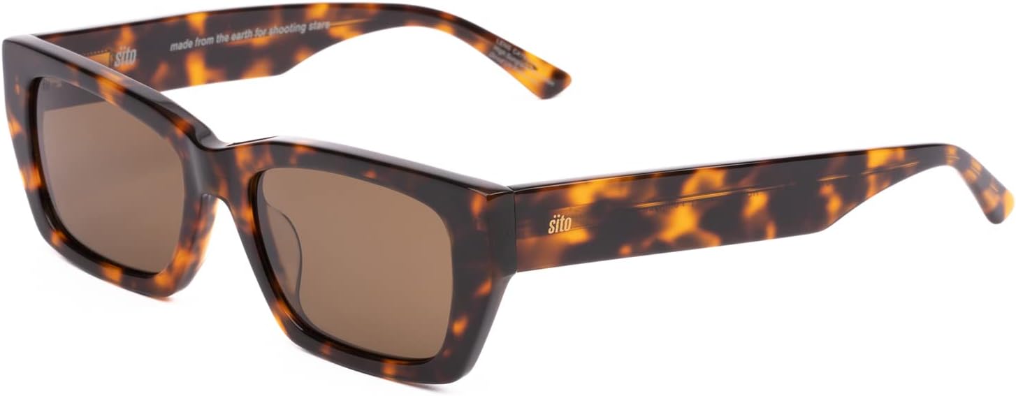 

Солнцезащитные очки SITO SHADES Outer Limits женские, модель «кошачий глаз», поляризованные, дизайнерские, классические, модные, в стиле ретро, ​​для фестивалей, защита от УФ-излучения 100, Honey Tort