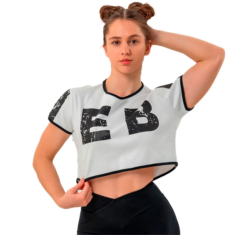 

Спортивный топ Nebbia Oversized crop game on 610, белый