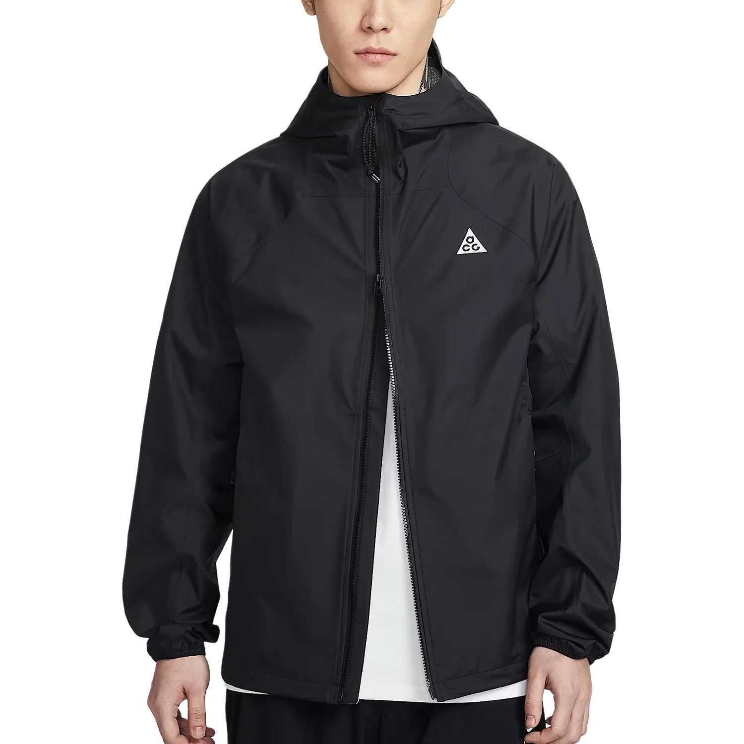 Куртка ветровка мужская водонепроницаемая и ветрозащитная ACG FW25 Nike, Black/Black/Black/Mountain White