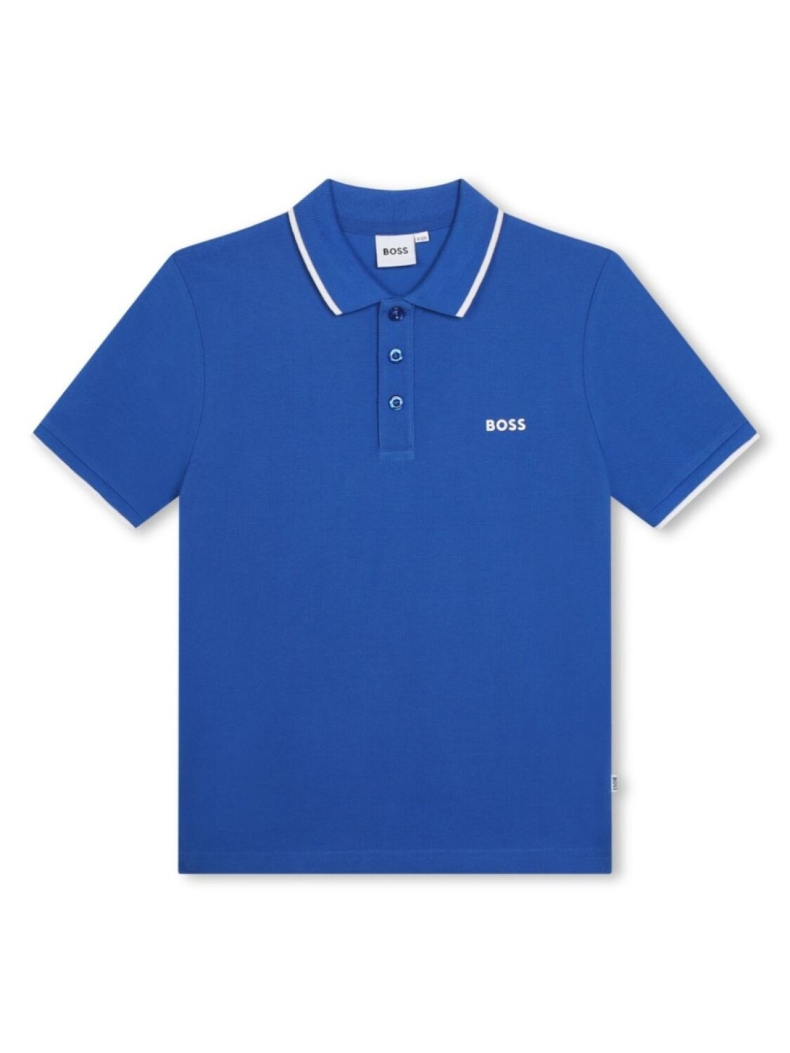 

BOSS Kidswear рубашка поло с логотипом, синий