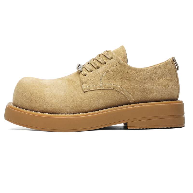 

Массивные туфли дерби, повседневная обувь для мужчин BANGNEY, Yellow (Standard Leather Shoe Size)