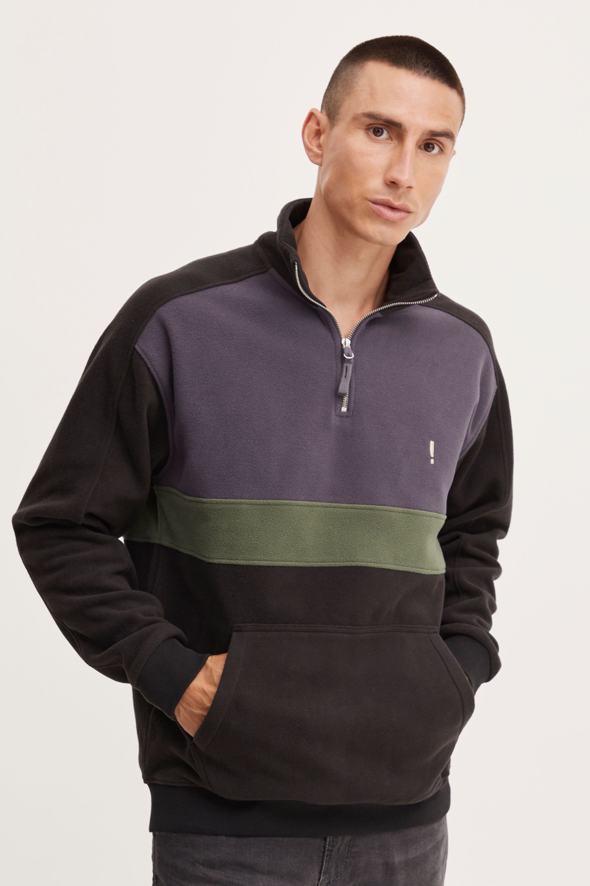 

Пуловер !SOLID Troyer SDCarl HalfZip SW 21107109, черный